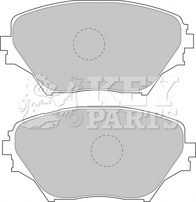 Brake Pad Set, disc brake (KBP1803)