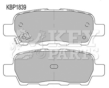 Brake Pad Set, disc brake (KBP1839)