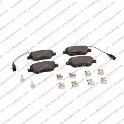Brake Pad Set, disc brake (DIP055N)