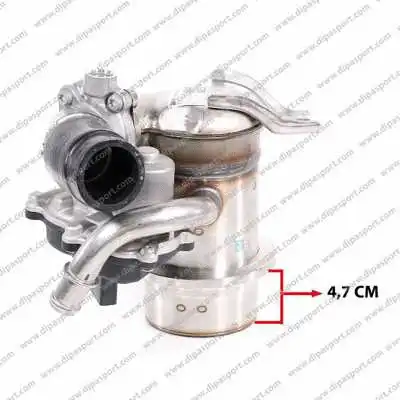 Cooler, exhaust gas recirculation (EGR393N)