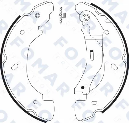 Brake Shoe Set (FO 9064)