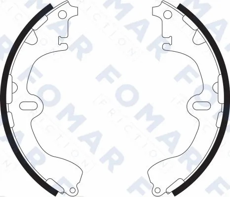 Brake Shoe Set (FO 9062)