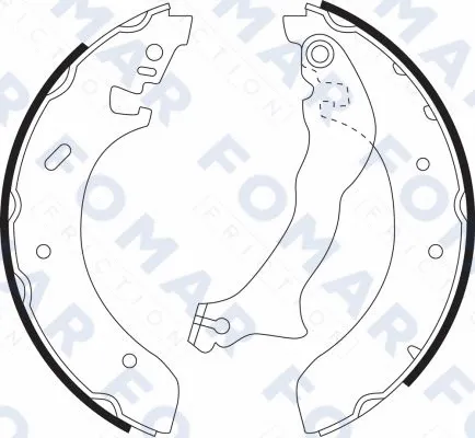 Brake Shoe Set (FO 9101)