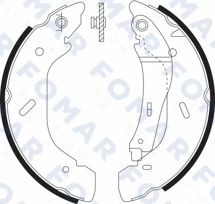Brake Shoe Set (FO 9069)