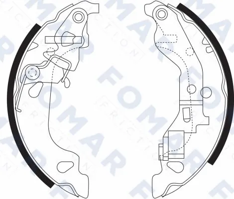 Brake Shoe Set (FO 9060)