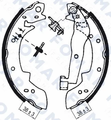 Brake Shoe Set (FO 0400)