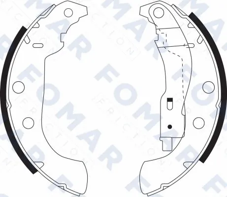 Brake Shoe Set (FO 9103)