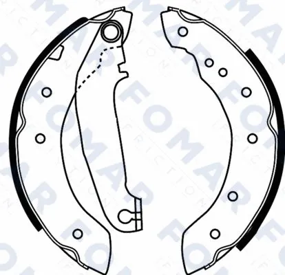 Brake Shoe Set (FO 0530)