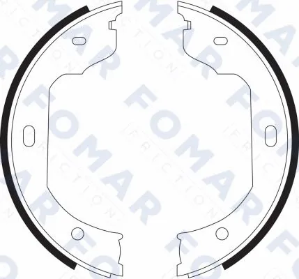 Brake Shoe Set (FO 9090)