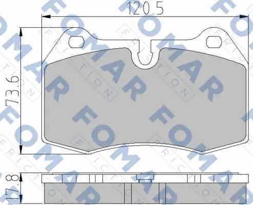 Brake Pad Set, disc brake (FO 904981)