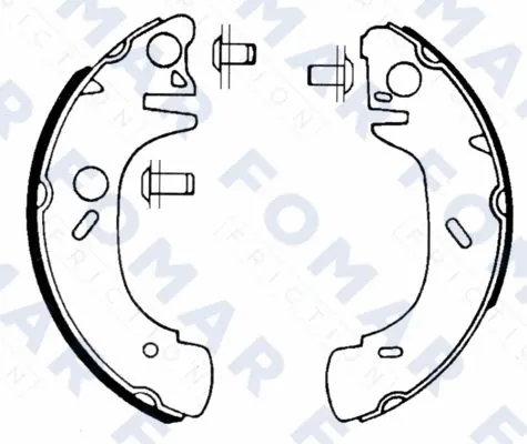 Brake Shoe Set (FO 0561)