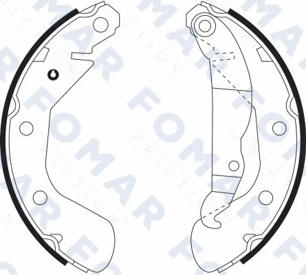 Brake Shoe Set (FO 9100)