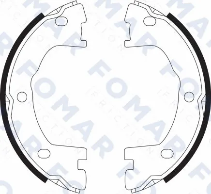 Brake Shoe Set (FO 9063)