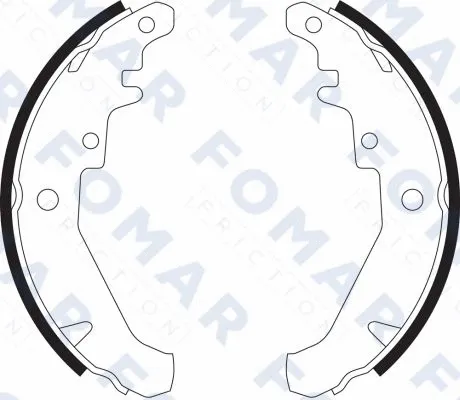 Brake Shoe Set (FO 9067)