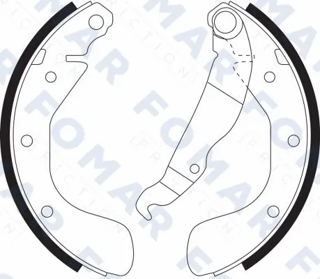 Brake Shoe Set (FO 9099)