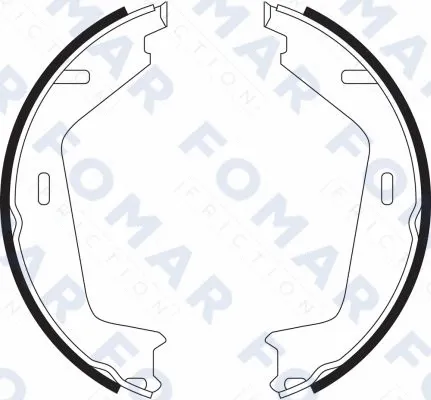 Brake Shoe Set (FO 9061)