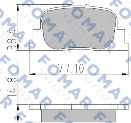 Brake Pad Set, disc brake (FO 909181)