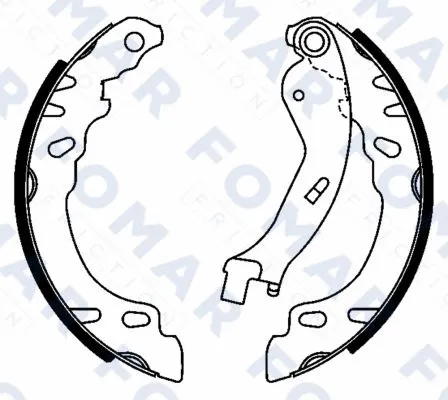 Brake Shoe Set (FO 0828)