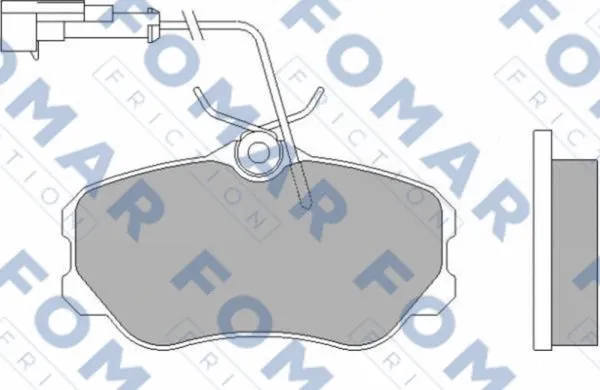 Brake Pad Set, disc brake (FO 455881)