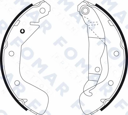 Brake Shoe Set (FO 9102)