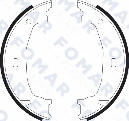 Brake Shoe Set (FO 9070)