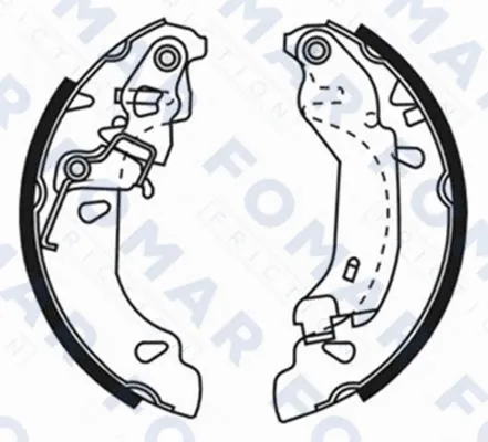 Brake Shoe Set (FO 0827)