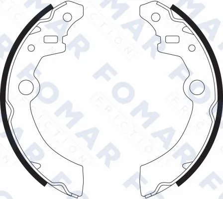 Brake Shoe Set (FO 9089)