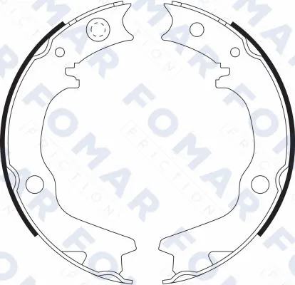 Brake Shoe Set (FO 9078)