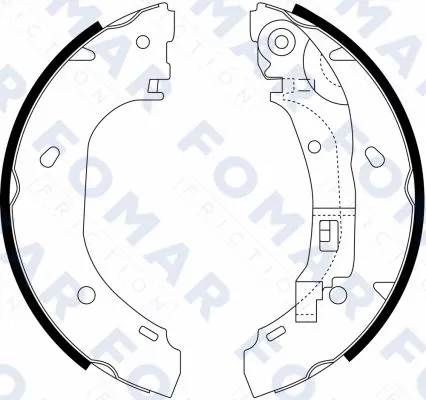 Brake Shoe Set (FO 9066)