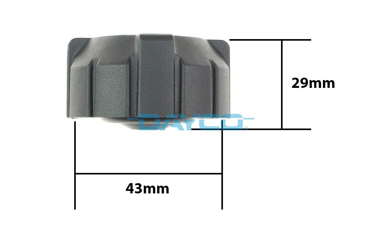 Cap, coolant tank (DRC029)