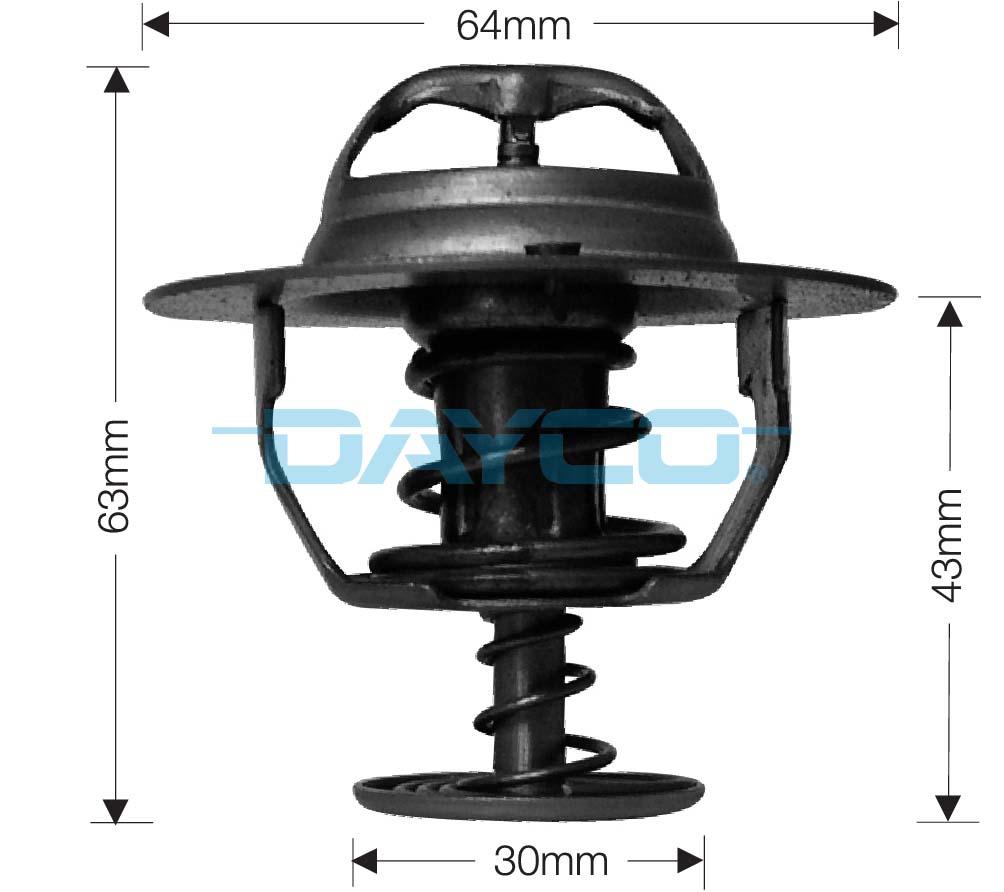 Thermostat, coolant (DT63A)