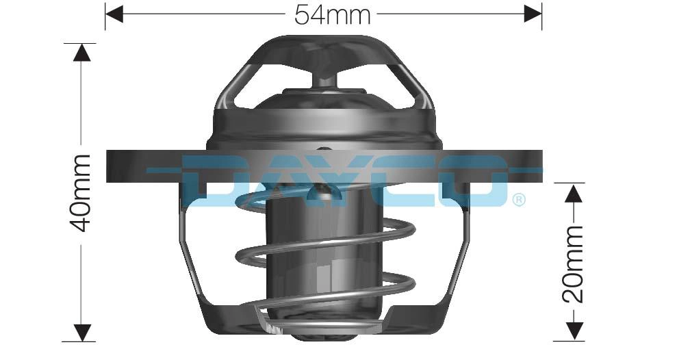 Thermostat, coolant (DT84A)