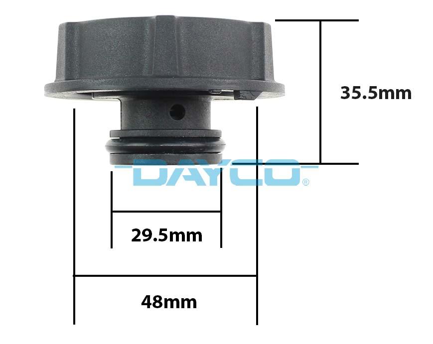 Cap, coolant tank (DRC045)
