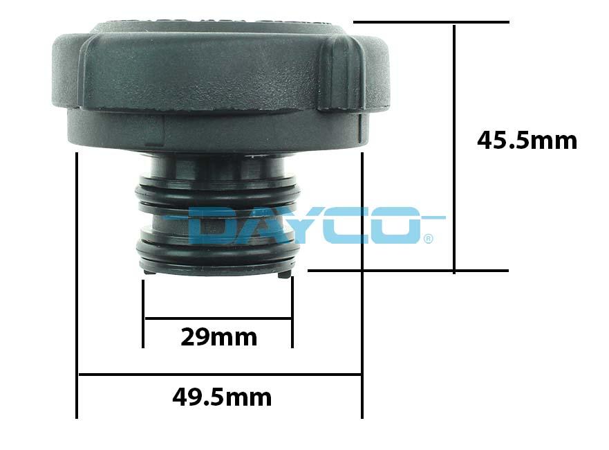 Cap, coolant tank (DRC032)