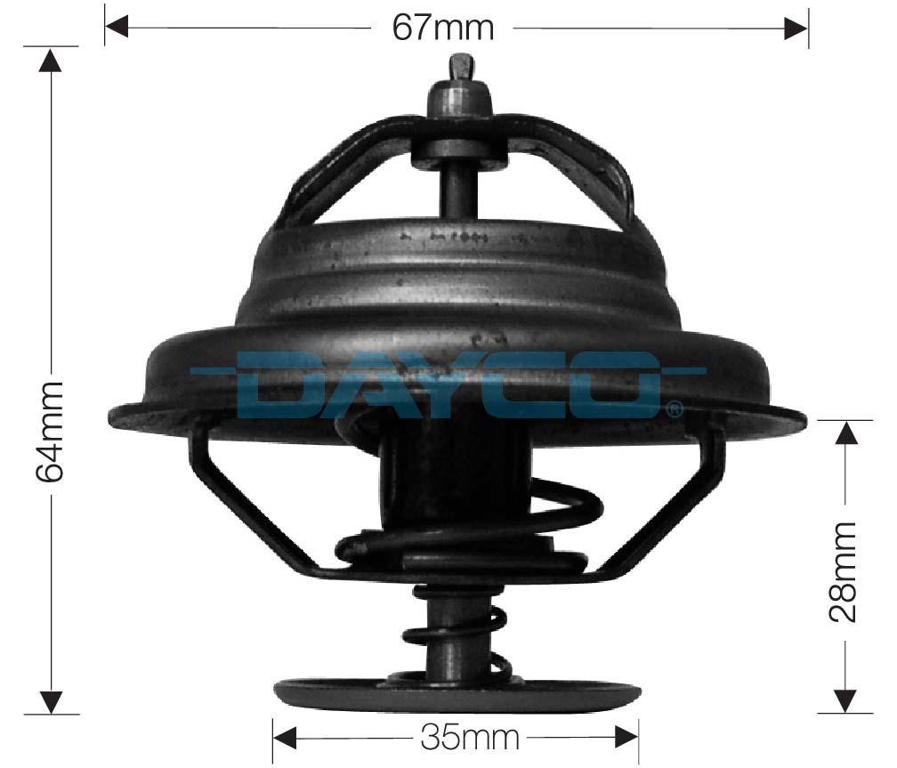 Thermostat, coolant (DT62A)