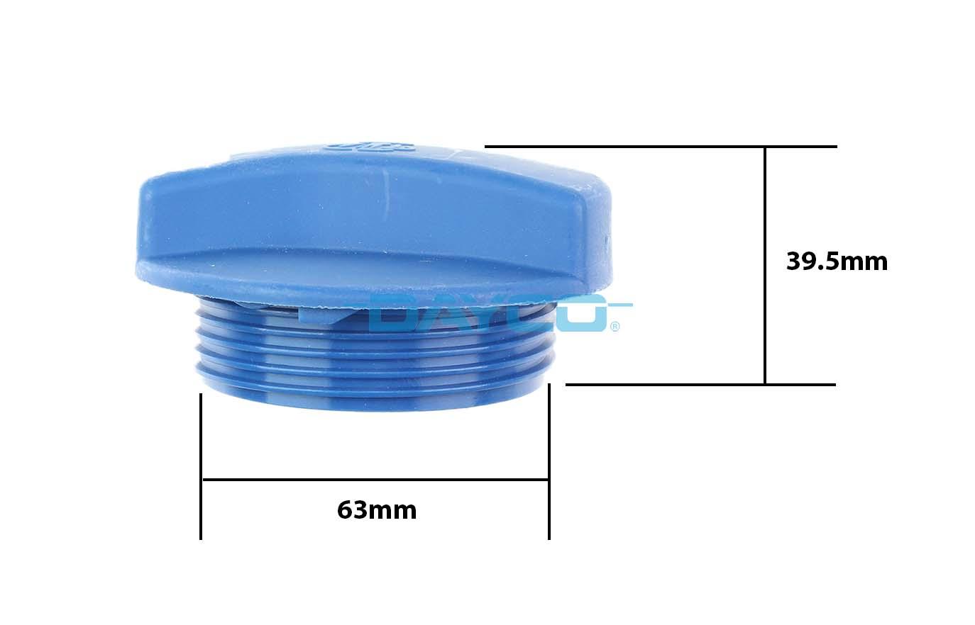Cap, coolant tank (DRC035)