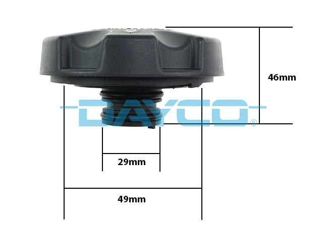 Cap, coolant tank (DRC050)