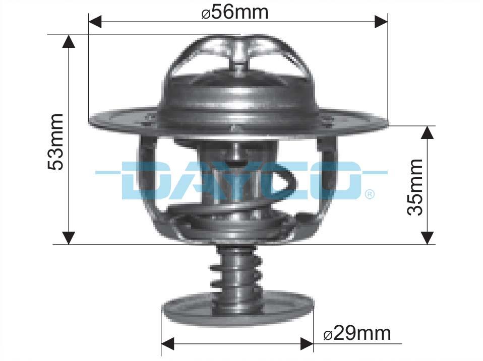 Thermostat, coolant (DT39A)