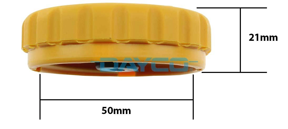 Cap, coolant tank (DRC037)