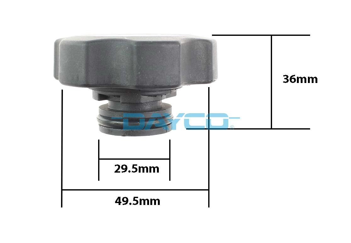 Cap, coolant tank (DRC044)