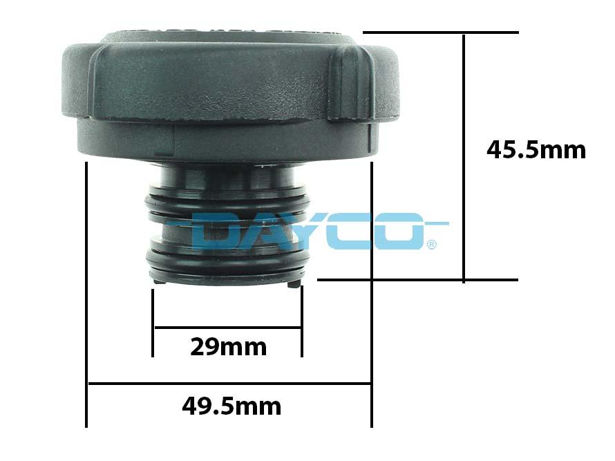 Cap, coolant tank (DRC031)