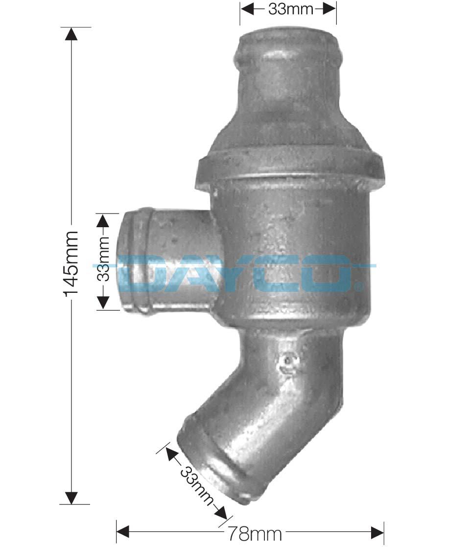 Thermostat, coolant (DT34A)