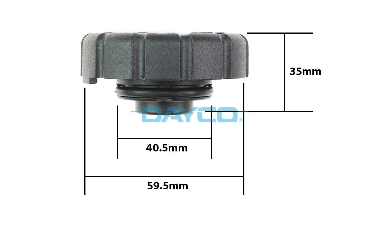 Cap, coolant tank (DRC046)