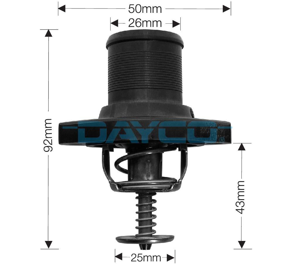 Thermostat, coolant (DT94G)