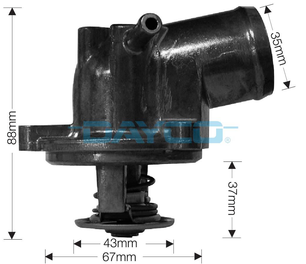 Thermostat, coolant (DT97G)