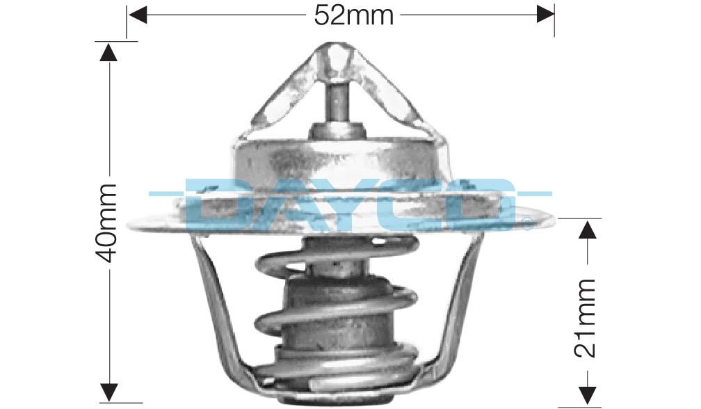Thermostat, coolant (DT15A)