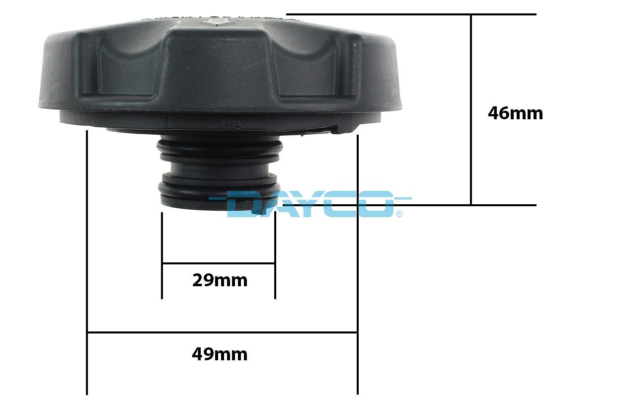 Cap, coolant tank (DRC049)