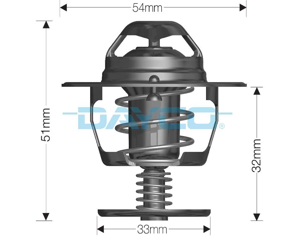 Thermostat, coolant (DT78A)