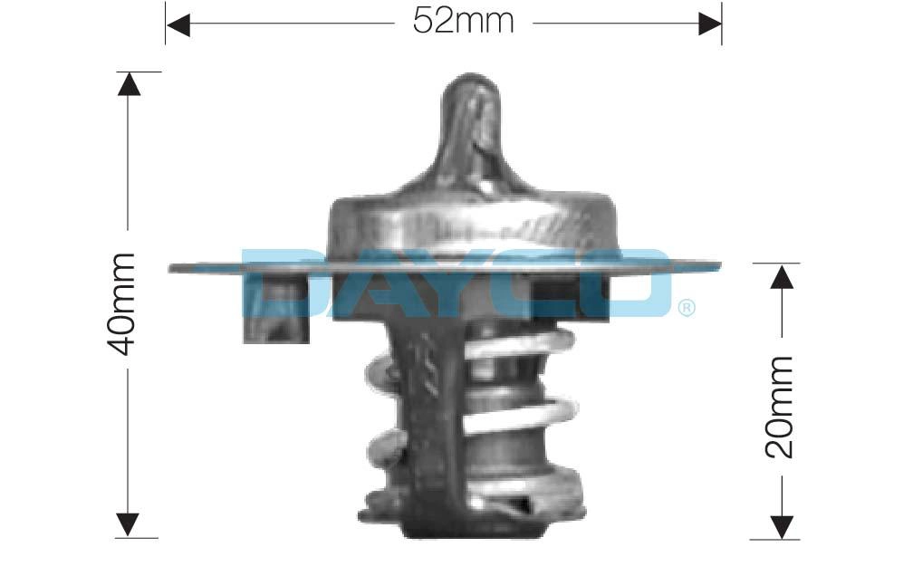 Thermostat, coolant (DT27A)
