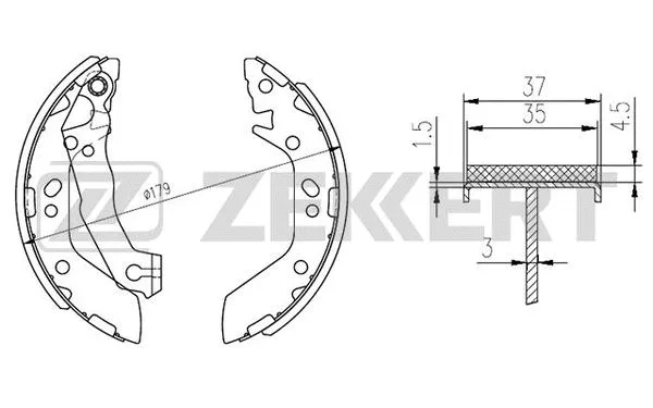 Brake Shoe Set